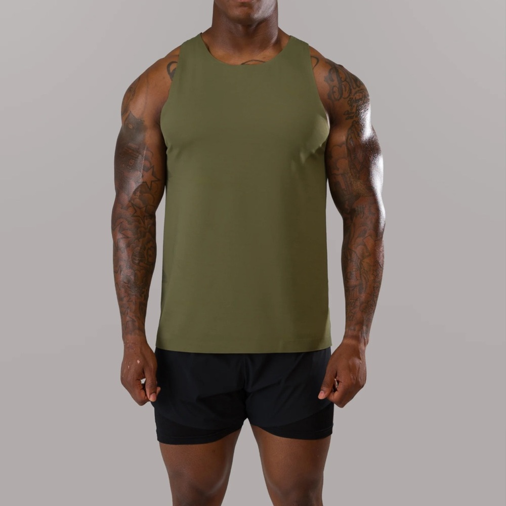 Alphalete Green Tank Top Athletic Fit